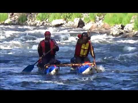 Видео: Сплав по Бий-Хем,  2018
