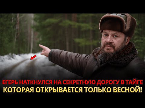 Видео: Лесничий Нашёл Дорогу в Тайге, которая Открывается Только Весной