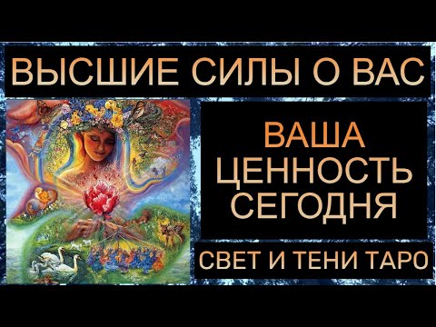 Видео: ВЫСШИЕ СИЛЫ О ВАС: ВАША ЦЕННОСТЬ!! #таро #таропрогноз #таросегодня