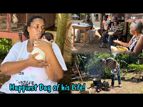 Видео: Самый счастливый день в его жизни | Готовлю маме суп из красного гороха с солониной и куриной ножкой