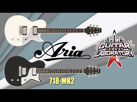 Видео: Электрогитара Aria Pro II 718-mk2 Brooklyn - удобный Лес Пол