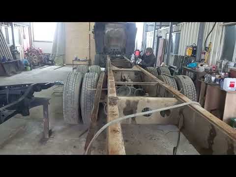 Видео: Ремонт рамы DAEWOO NOVUS 16 тонн