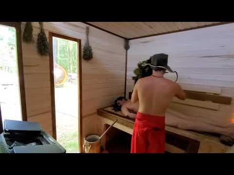 Видео: Чемпион 2020 по парению в бане с печью Redmis