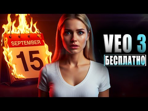 Видео: VEO 3 БЕСПЛАТНО | НОВЫЙ СПОСОБ | УСПЕЙ до 15 СЕНТЯБРЯ