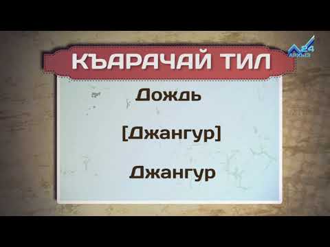 Видео: Разговорник (карачаевский язык) (14.12.2017)