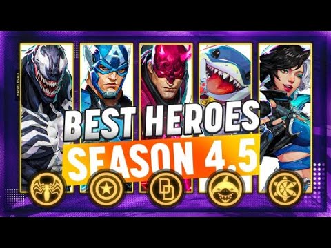 Видео: Играйте за этих 10 героев, чтобы БЫСТРО ПОВЫСИТЬ РАНГ в сезоне Marvel Rivals 4.5!