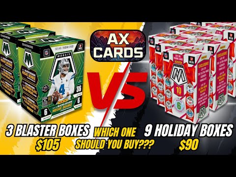 Видео: Футбольные коробки MOSAIC 2025 против праздничных коробок MOSAIC! КАКУЮ КУПИТЬ? #Footballcards