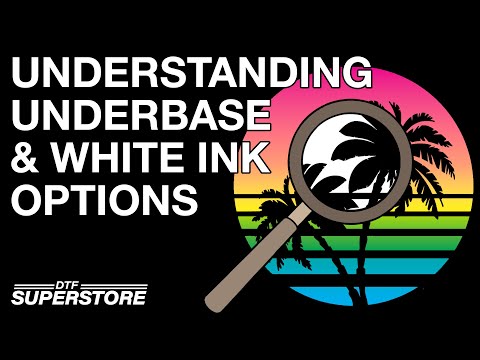 Видео: Параметры подложки и белых чернил в программном обеспечении CADlink — DTF Superstore