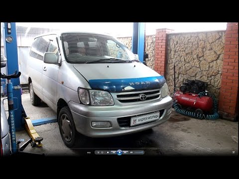 Видео: Оборвало ремень ГРМ замена ремня ГРМ на Toyota Noah 3S FE Тойота Ноах 2000 года