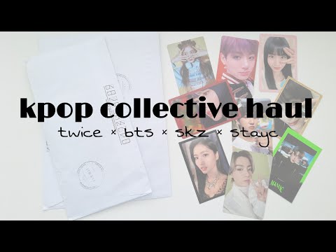 Видео: распаковка k-pop карт twice, bts, stayc и stray kids | K-POP COLLECTIVE HAUL