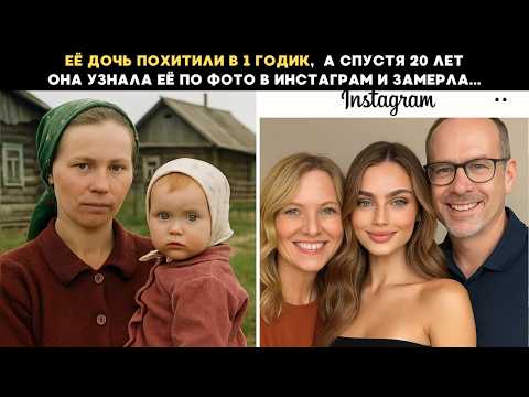 Видео: Её дочь похитили в 1 годик,  а спустя 20 лет она узнала её по фото в инстаграм и замерла...