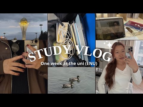 Видео: Еуразия ұлттық университеті студентінің 1 аптасы қалай өтеді🤓✨ONE WEEK VLOG AT THE UNININ KZ