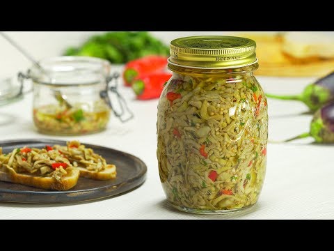 Видео: Консервированные баклажаны в масле по-итальянски. Заготовки на зиму. Рецепт от Всегда Вкусно!