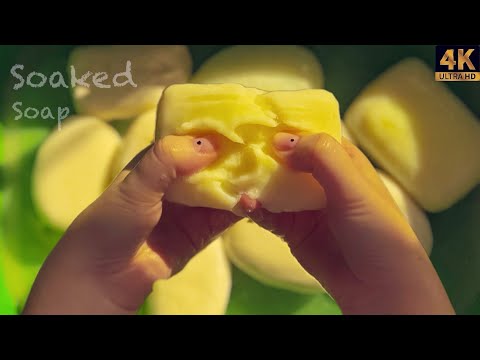 Видео: ASMR ☀️ SUNNY SEASON ☀️ Soaked Soap ☀️ Random soaps Set ||АСМР Размокшее Мыло #asmr