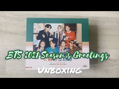 Видео: ♡ Распаковка BTS 2021 Season's Greetings // BTS Unboxing ♡