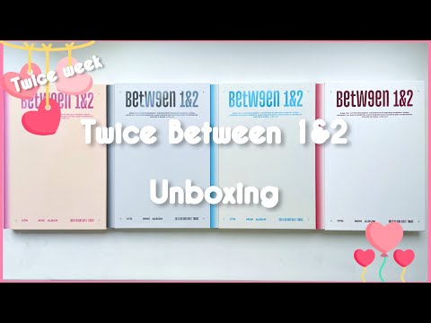 Видео: ✨ Распаковка альбома Twice Between 1&2 (предзаказки JYP Shop) ✨ Неделя Твайс ч.1✨