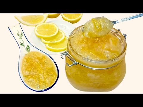 Видео: Лимонный мармелад 🍋 Без сахара