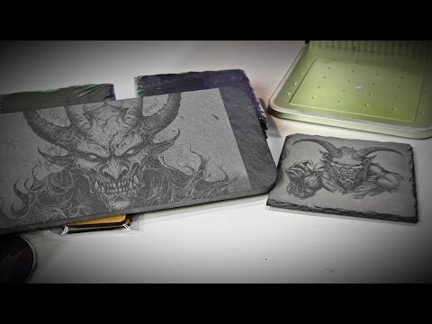 Видео: xTool F1 - сланец - камень в любимом формате