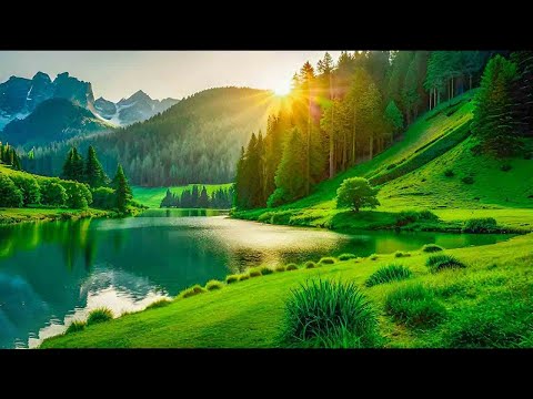 Видео: Красивая расслабляющая музыка - Остановите обдумывание, снятие стресса, музыка, музыка, успокаивающа