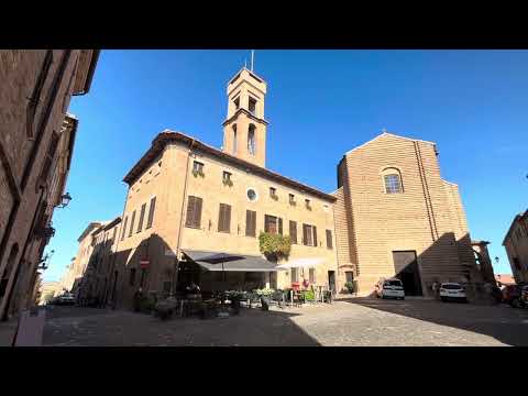 Видео: Mondavio (PU), Italy  Итальянская средневековая деревня