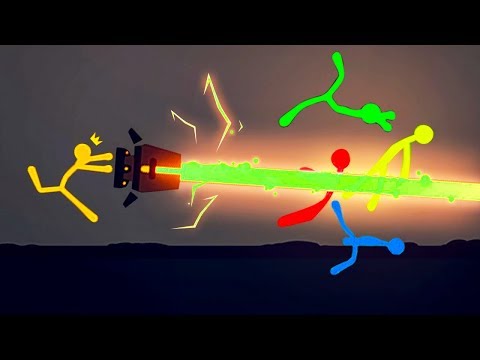 Видео: САМЫЙ МОЩНЫЙ ЛАЗЕР! Я ПРОСТО ВСЕХ СЖЕГ И ВЫИГРАЛ РАУНД - НЕВЕРОЯТНЫЕ УРОВНИ И ЛОВУШКИ В STICK FIGHT