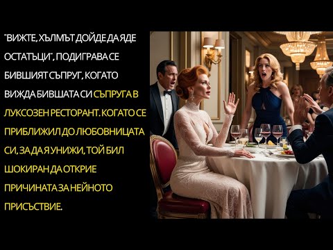 Видео: "ВИЖТЕ, ХЪЛМЪТ ДОЙДЕ ДА ЯДЕ ОСТАТЪЦИ", ПОДИГРАВА СЕ БИВШИЯТ СЪПРУГ, КОГАТО ВИЖДА БИВШАТА СИ ..