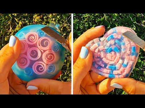 Видео: Асмр мыло резки | Удовлетворительное видео [ASMR] #42