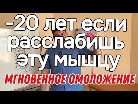 Видео: Эта мышца сделает тебя моложе на 15 лет если расслабится и состарит на 20 если напряжется