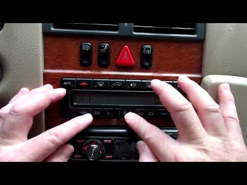 Видео: Как сбросить ошибки климат-контроля Mercedes W210.