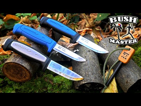 Видео: Нож Morakniv Robust против Mora Pro S и Morakniv Basic 546