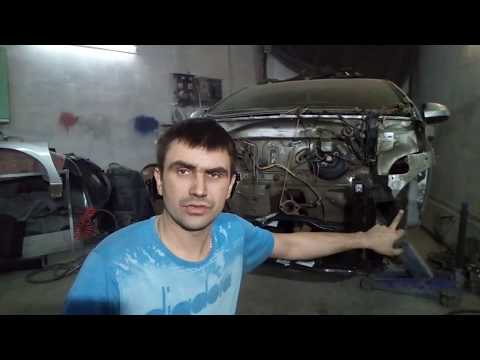Видео: Лобовой удар. РЕНО ЛОГАН 2