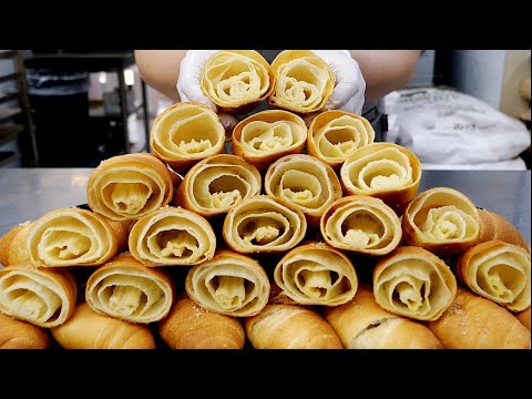 Видео: 1000 продано за день! Соленый рулет с маслом торнадо