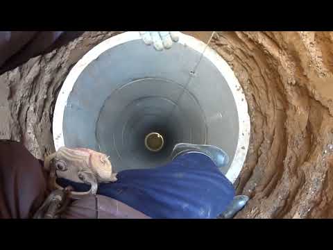 Видео: глубокий дренажный колодец 12день