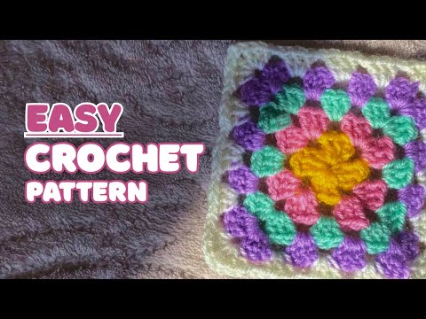 Видео: Этот ПАТТЕРН у КАЖДОГО ПОЛУЧИТСЯ / вязание для начинающих / crochet granny square for beginners