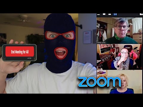Видео: Троллинг занятий в Zoom... Но я заканчиваю встречу