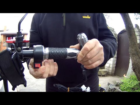 Видео: замена ручки газа электроскутера sitycoco