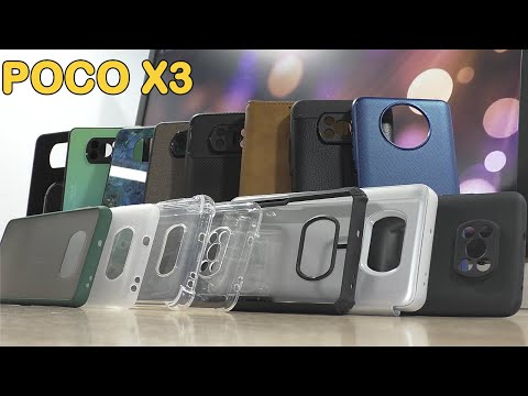Видео: Гора чехлов для XIAOMI POCO X3/PRO!!! Nillkin, cиликоновый бампер, чехол книжка, стеклянный чехол.