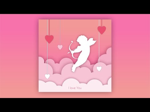 Видео: Как сделать открытку. Открытка с днем Валентина. Corel Draw