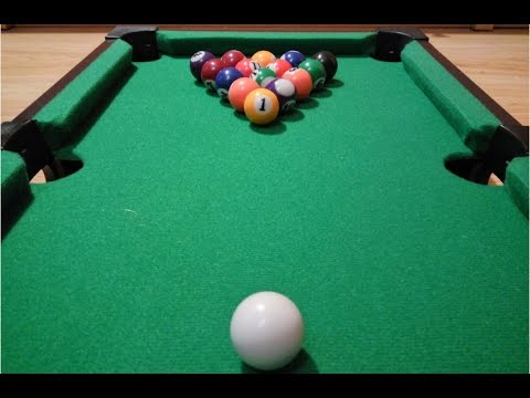 Видео: Настольная игра - мини бильярд!
