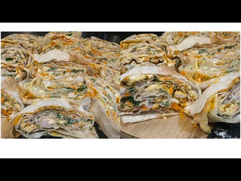 Видео: Համ՚եղ Միջուկով,Հայկական Լավաշով  Ռուլետ/Ստացվում է Շատ Համեղ/Արագ Պատրաստվող /Рулет из лаваша