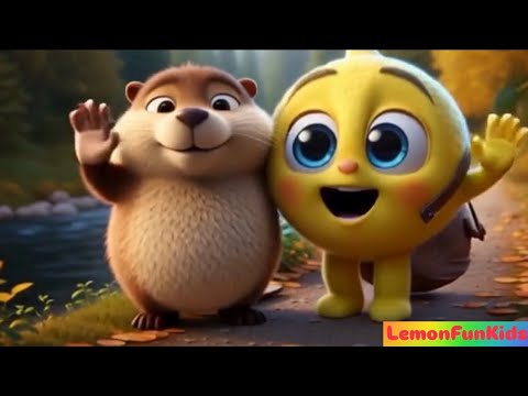 Видео: Кузя Лимончик и веселые бобры 🦫
