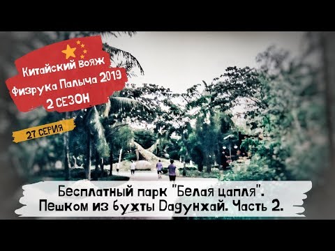 Видео: Хайнань Санья 2019/Бесплатный парк "Белая цапля"/27 серия/#2