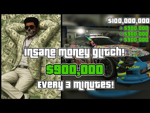 Видео: БЕЗУМНЫЙ глюк с деньгами в GTA 5 Online — $900 тыс. каждые 3 минуты
