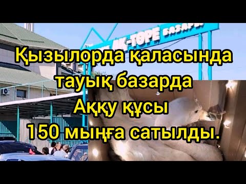 Видео: 07.05.2023 ж Қызылорда қаласы Ақтөре базарындағы тауықтардың бағасы