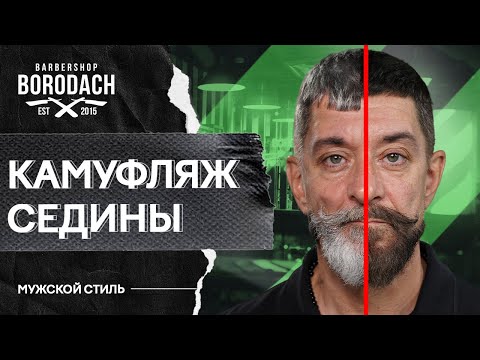 Видео: Как правильно сделать камуфляж седых волос в домашних условиях | Процедура для головы и бороды (12+)