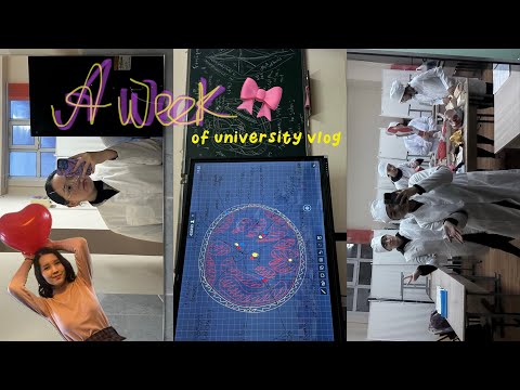 Видео: Муа студентінің бір аптасы / university week in my life 👩🏻‍⚕️🎀