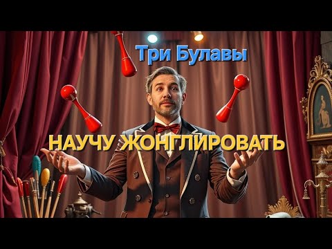 Видео: Научу жонглировать 🤹‍♂️ три булавы.
