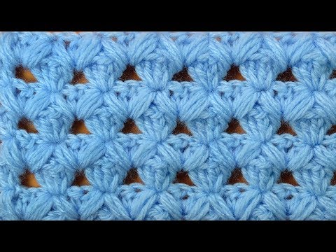 Видео: Фантастически красиво! Ажурный узор вязания крючком Openwork crochet video pattern  124