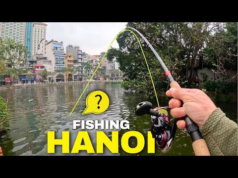 Видео: Уличная рыбалка в Ханое, Вьетнам (фо, кофе и сом!)