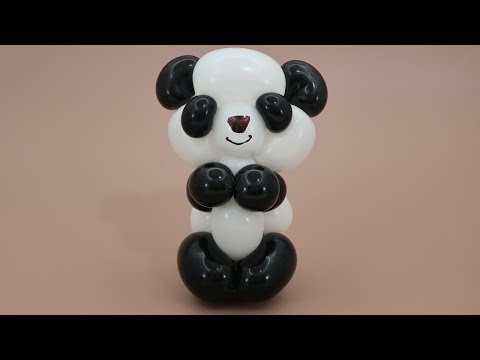 Видео: Панда из шаров ШДМ.